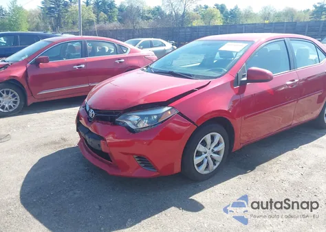 2016 Toyota Corolla Le z USA, uszkodzony, nr VIN 2T1BURHEXGC540019